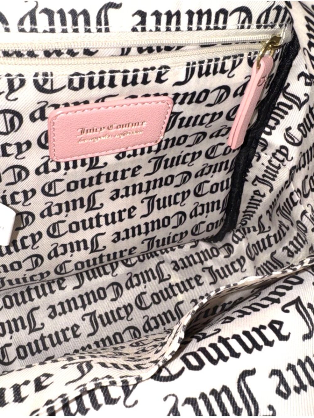 Juicy Couture "Pick Ur Petal" Mini Backpack In Cream With Floral Print - Picture 9 of 14